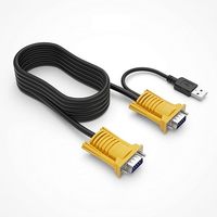 Kabel KVM USB VGA 2-in-1 MT-VIKI 1.8m (6ft) untuk Switch KVM USB VGA