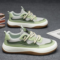 Chaussures Homme 2026 Nouvelle Collection Été Respirantes en Maille Style Coréen Tendance Polyvalentes Sport-Casual Semelle Souple Élégantes à Lacets Synthétiques