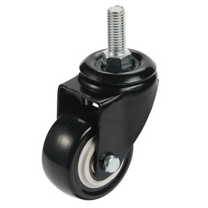 <b>Caster</b> <b>Wheels</b> 1.5 Inch Ball Bearing Soft Tread Vibration Damping For Strollers And Furniture - Product Image 4