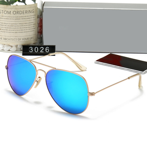 Gafas de Sol Clásicas Vintage 3026, de Lujo, para Hombre y Mujer, Estilo Piloto, Lentes de Cristal, Diseño de Alta Calidad - Product Image 6