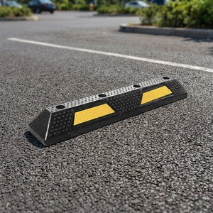 Borne de stationnement portable en caoutchouc thermoplastique (TPR) – Blocage de roue de voiture de 30 mm de hauteur - Product Image 2