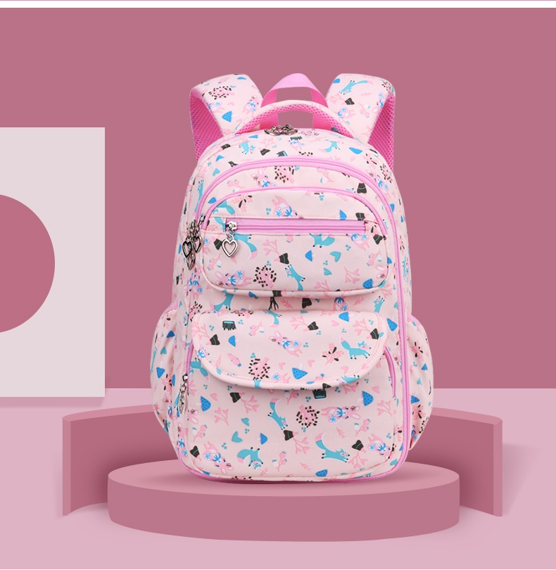 Mochila escolar (41*27*18cm)-color 2