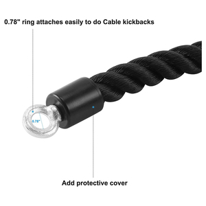 <span class=keywords><strong>Polea</strong></span> de gimnasio, entrenamiento, agarre único, tríceps, bíceps, accesorio para ejercicio, <span class=keywords><strong>cuerda</strong></span> de tracción - Product Image 2