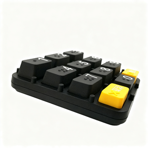 Teclado de Silicona Personalizado Jinjin para Cerradura Electrónica de Puerta - Teclado Táctil Impermeable con Aplicación de <span class=keywords><strong>Portero</strong></span> - Product Image 2