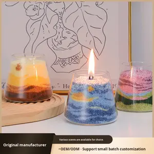 DIY Original Indoor Sandmalerei Sojawachs-Kerzen-Set Handgemachtes Geburtstags- und Hochzeitsgeschenk in Spiralform - Product Image 3