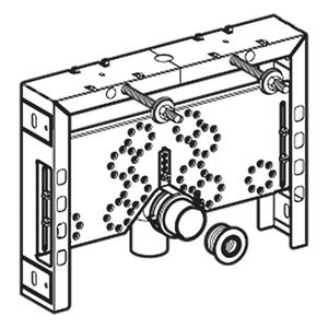 Módulo de bidé de pared COMBIFIX ITALIA pintado con herramienta de torneado innovadora curva - Product Image 3