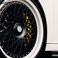 Jantes en alliage forgées sur mesure PCD5x130 5x112 18 19 20 21 22 Noir Mesh pour Porsche Taycan 911 GT3 Cayenne