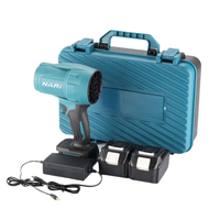 Souffleur d'Air Extérieur Portable Haute Pression Sans Balais 18V, Machine Super Tempête, Ventilateur Turbo Violent pour Feuilles, Poussière, Neige, Souffleur Sans Fil