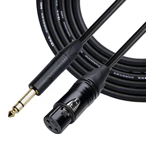 OEM factory-cable de micrófono profesional de bajo ruido, 6m, RoHS OFC