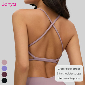 <span class=keywords><strong>Reggiseno</strong></span> Sportivo Janya all'Ingrosso, Nude, per Palestra e Fitness, con Imbottiture Rimovibili, Traspirante, Senza Schienale, con Spalline Incrociate, per Donna - Product Image 4