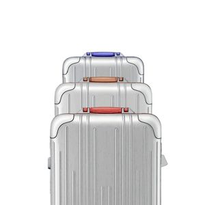 Maleta Original de la Serie Twist, para <span class=keywords><strong>Cabina</strong></span>/Dejado en la Sala de Espera/Compartimento de Equipaje, de Aleación de Aluminio Plateada, Marca Silver, TSA006 RMW, Maleta de Diseño de Lujo - Product Image 3