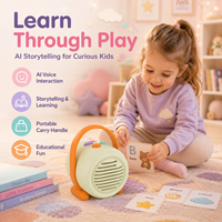 Lecteur de musique portable pour enfants, haut-parleur rechargeable, jouet cadeau pour l'anniversaire d'un tout-petit