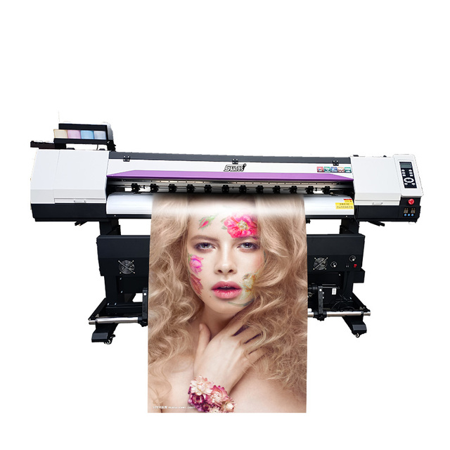 SANTOS 1.8m for Banner Printing Machine Single Inkjet Head XP600/DX5/DX7 Eco Solvent Digital Printer Flex Compatible