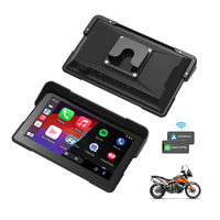 Écran IPS 7 pouces pour moto, CarPlay, Android Auto, sans fil, étanche IP67, pour la conduite quotidienne