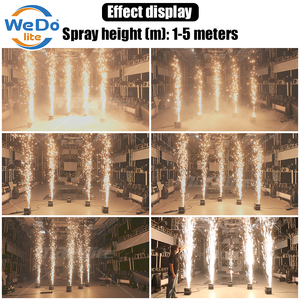 Machine à étincelles froides 750W pour effets de scène de mariage, avec télécommande sans fil, fontaine d'étincelles pour DJ et clubs. - Product Image 2