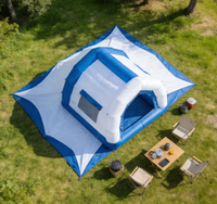 Tente bulle géante gonflable pour événements, camping, maison, avec ventilateur intégré, étanche, alimentée par prise, publicité numérique
