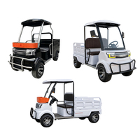 Véhicule utilitaire électrique tout-terrain à quatre roues motrices avec auvent, série mini-bus, fourni directement par l'usine