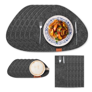 Posavasos Personalizado de Fieltro 100% Lana, Ecológico, Certificado Oekotex, Rectangular, Resistente a Altas Temperaturas - Product Image 2