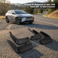 Garde-boue anti-éclaboussures pour Toyota BZ5 2025 2026, lot de 4 pièces, Bavettes, Pièces pour Crossover EV