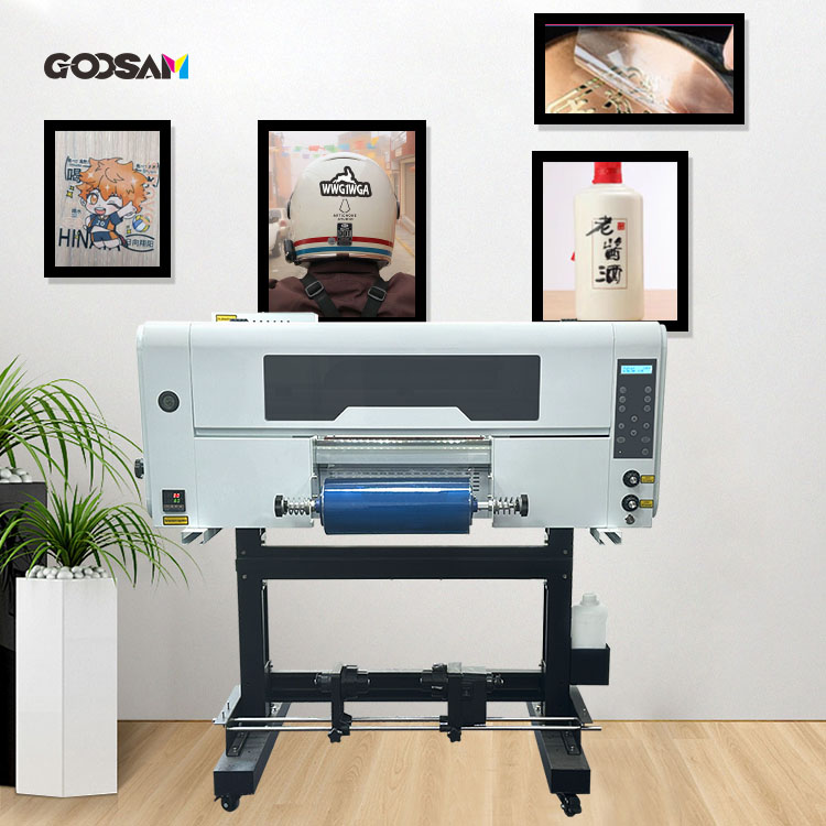 Goosam одна печатающая головка Dx7 30 см A3 рулон в рулон Uv DTF переводные наклейки принтер для стеклянных чашек маленькая бутылка печать на металле