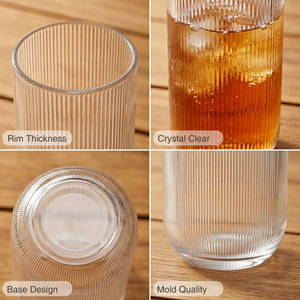 [Holar] Vaso Highball de Plástico Irrompible de 18oz con Diseño Rayado, Hecho en Taiwán, Venta al por Mayor para Restaurantes y Bistrós al Aire Libre - Product Image 4