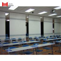 Luxury wooden surface soundproof acoustic movable folding wall partition dwg for mobile office wall