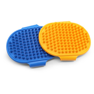 Gran oferta cepillo de baño para mascotas cepillo de baño de silicona para gatos y perros cepillo de masaje de limpieza ajustable suministros para mascotas - Product Image 4