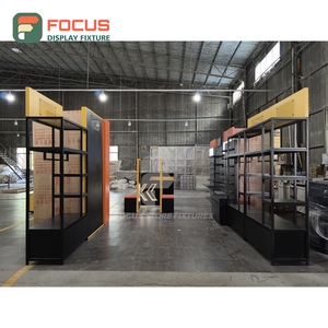 Industrial Store Interior Glass Floor Display Stand 3D Design Service Boutique Store - Product Image 4