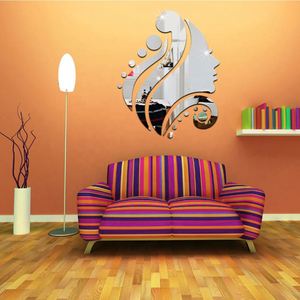 Beauty <b>Mirror</b> <b>Acrylic</b> Wall Sticker Self-adhesive Eco-Friendly Removable Decal 35x28cm Home Decor - Product Image 3