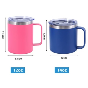 <span class=keywords><strong>Caspian</strong></span> Custom 12 oz 14 OZ tazza da caffè a doppia parete in acciaio inox coumbler isolati sottovuoto viaggio tazza da caffè con Logo - Product Image 3