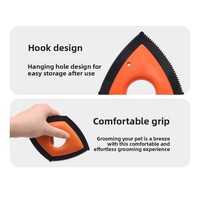 Brosse gratte-poils réutilisable en caoutchouc TPR pour animaux domestiques, lavable, pour voiture, tapis et canapé, outil de nettoyage des peluches – Stock américain
