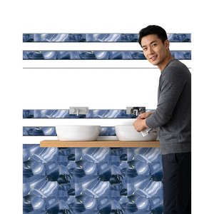 Azulejos de Pared de Cerámica Brillante de 300x450mm 30x45cm, Textura de Ladrillo, Resistentes al Ácido, Antibacterianos, para Interiores del Hogar - Product Image 6