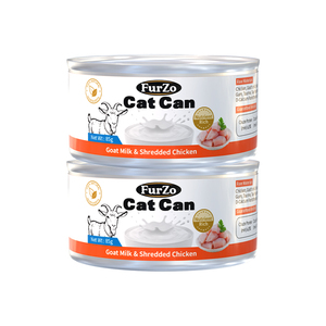 FurZo Cibo in Scatola per Gatti con Trucioli di Pollo e Latte di Capra, Alimento per Gatti - Alto Contenuto Proteico, Salute Urinaria, Cura Digestiva per Tutte le <span class=keywords><strong>Razze</strong></span> e Tutte le Età 85g - Product Image 2