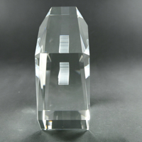 Trofeo de Cristal Pentagonal Neelpure 128732 con Diseño Grabado Personalizado para Premios Corporativos