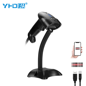 YHD-1100L + Hands-free 1D Laser đầu đọc mã vạch USB có dây POS Máy quét mã vạch với có thể điều chỉnh đứng - Product Image 1