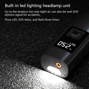 <b>Car</b> Electrical Air Pump Portable Wired Compressor Tire <b>Inflatable</b> Deflate LED USB Charge <b>Car</b> Motorcycle Ball - Product Image 4