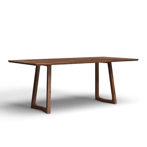 Contemporary Wooden Dining <b>Table</b> Luxury Solid Wood Furniture for Modern Home Dining Room Kitchen Restaurant Cafe - Product Image 2