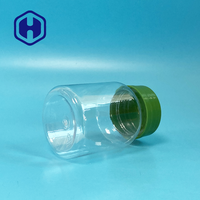 Mini pot en plastique PET de 130 ml, anti-fuite, sans BPA, avec couvercle à vis, qualité alimentaire, pour bonbons, snacks, sucre, échantillons promotionnels, vente en gros