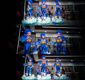 Figura de acción HESPER JT, nueva figura de dibujos animados de manga, Super Saiyan Blue Vegeta DRAGON BAII, figura de PVC, juguete de anime, regalo. - Product Image 6