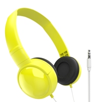 Casque de jeu filaire multicolores en stock à prix abordable, écouteurs musicaux avec prise jack 3,5 mm, écouteurs filaires pour enfants