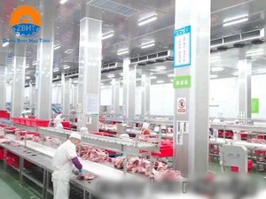 Table de boucherie commerciale en acier inoxydable pour l'abattage du bétail et équipement de désossage, ligne de traitement d'abattoir - Product Image 6