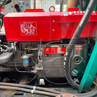 Tête rotative de forage de puits d'eau de 200 m avec pompe à boue, machine de forage de puits d'eau à quatre roues motrices