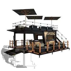 20ft shipping container bar design container cafe/shop/booth for sale