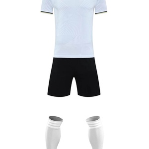 Set Completo da <span class=keywords><strong>Calcio</strong></span> Personalizzabile per Adulti e Bambini, Divisa da Allenamento e Partita, Uniforme Bianca per Squadre Sportive - Product Image 1