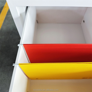 Meilleures ventes - Armoire à tiroirs en métal ignifuge moderne à 4 tiroirs, verrouillable, armoire de classement de bonne qualité, mobilier de bureau en acier - Product Image 4