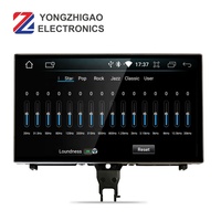 YZG Radio Multimedia con Pantalla de Navegación de 9 Pulgadas, Reproductor de DVD, Android 12, Carplay, Retráctil, 8 Núcleos, para Audi A6 A7 C5 C6 2012-2019