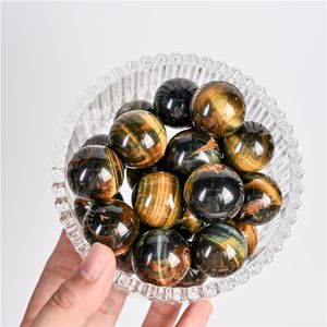 Offre Spéciale – Mini Sphère Naturelle Œil de Tigre Jaune – Pierre de Guérison Énergétique en Cristal pour la Décoration - Product Image 2