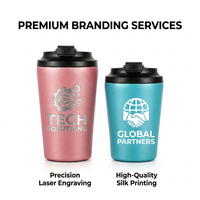 Gobelet isotherme en acier inoxydable Kingze 8oz 12oz avec logo personnalisé, double paroi, isolation sous vide, tasse à café, mug de voyage pour cadeaux d'entreprise