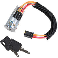 7701469419 7701471098 7701471220 7701494694 Interrupteur de verrouillage du barillet d'allumage + 2 clés compatibles avec Renault Megane Clio Scenic