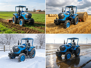 Tracteur agricole 4x4 Zhongnong Boding BD504 50 CV, moteur Tier 3, boîte de vitesses 12+12, équipement agricole durable pour terres sèches et humides - Product Image 5
